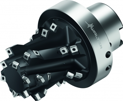 Herramienta especial con plaquitas de corte tangenciales-laterales