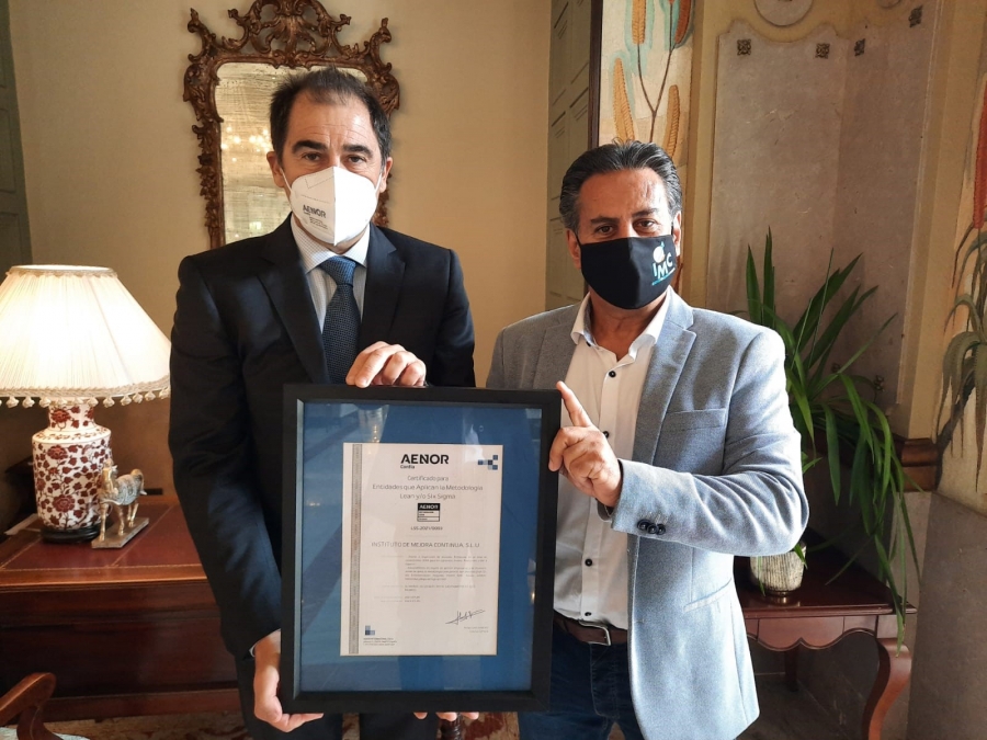 El Instituto de Mejora Continua (IMC), primera empresa en España en recibir de Aenor la doble certificación en Metodología Lean 
