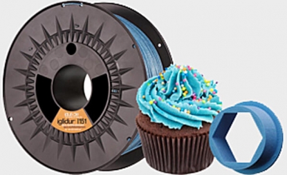 Filamento universal para aplicaciones en contacto con alimentos