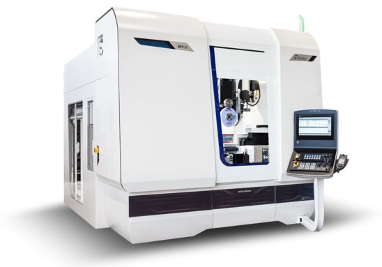 Centro de rectificado MFP 51 de Mägerle con cambiador de herramientas de pórtico