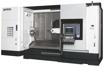 Centro de torneado y fresado Multus U5000 de Okuma con “Long Tool Stocker”
