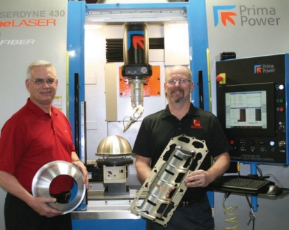 El sistema Laserdyne 430 con BeamDirector de Prima Power impulsa el potencial de Lasercraft