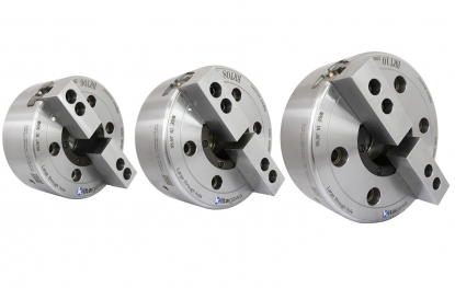 Mandriles de dos mordazas adecuados para sujetar piezas irregulares