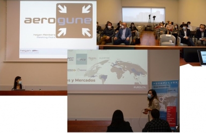 Miembros de Hegan presentaron sus capacidades, oferta y tecnologías en AeroGune 2021