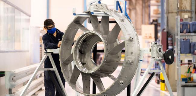Las principales estructuras del nuevo motor aeronáutico UltraFan® son diseñadas y fabricas por ITP Aero mediante impresión 3D