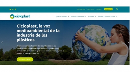 Cicloplast ofrece a los navegantes de su nueva página web una visita amena, ágil y didáctica