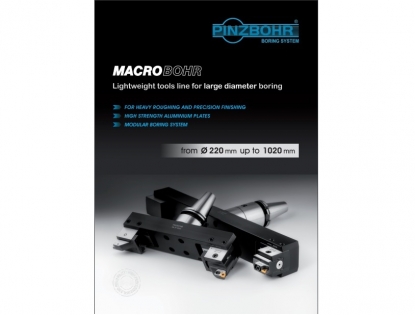 Pinzbohr lanza el catálogo “Macrobohr” para el mandrinado de grandes diámetros
