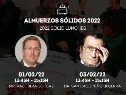 Exposolidos, Polusolidos y Expofluidos 2022 volverán a contar con dos Almuerzos Sólidos