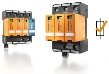Dispositivos de protección contra sobretensiones con fusibles integrados