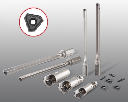 Brocas cañón y cabezas de taladrado profundo de 28,01 a 40 mm de diámetro