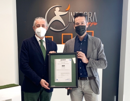 Integra Energía recibe el certificado Aenor de Estrategia de Sostenibilidad y Contribución a los ODS