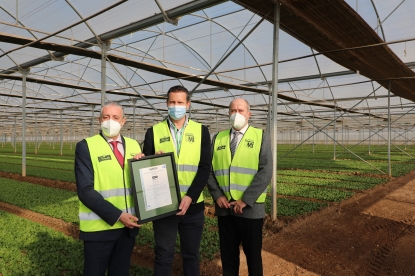 Florette Ibérica obtiene el certificado de Aenor de Producción de Cultivo Sostenible