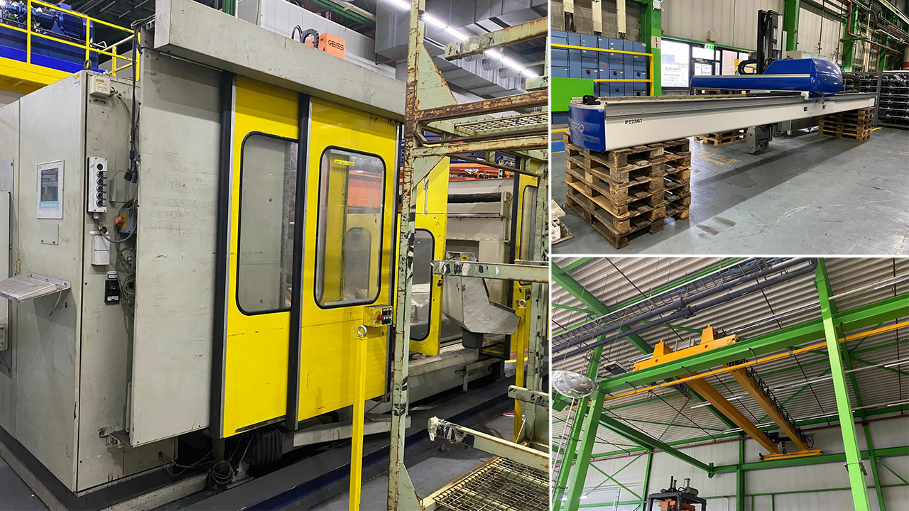 Subasta de máquinas de segunda mano para la producción propia para la industria del automóvil