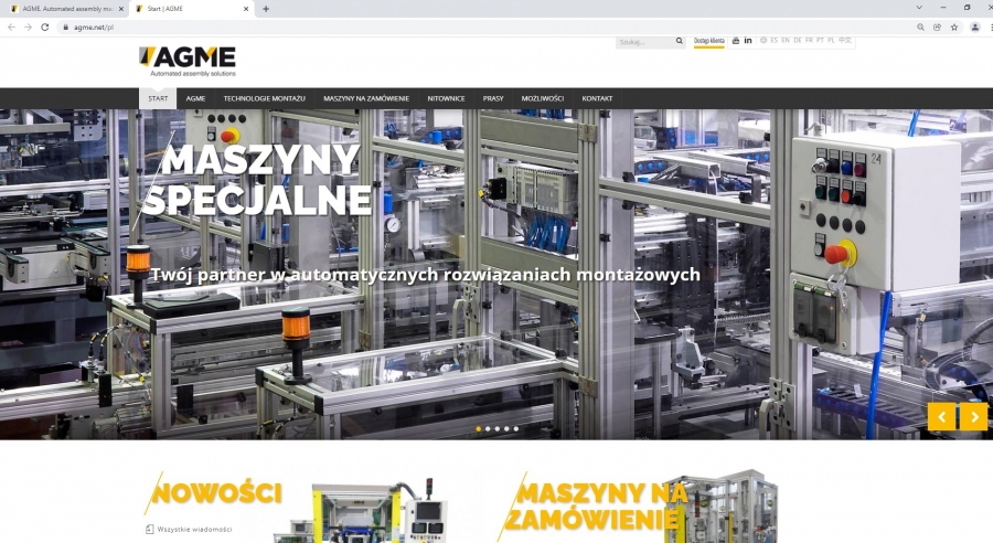 AGME estrena la versión en polaco de su web