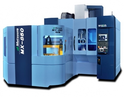 Centro de mecanizado vertical de 5 ejes en versión automatizada de cuatro palés