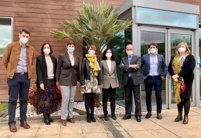 Una delegación del Gobierno Vasco visita Lortek para conocer sus actividades y planes de futuro