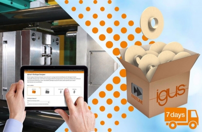 Servicio de suministro de cojinetes especiales fabricados por inyección en 7 días