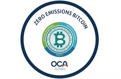 OCA Global certifica bitcoins sostenibles