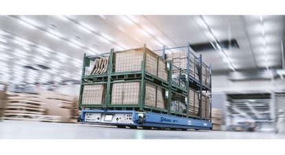 Vehículos de guiado automático flexibles para aeronáutica