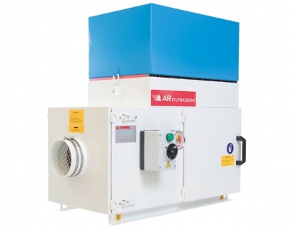 Equipo de aspiración y filtración de nieblas oleosas, humos y micropolvos para máquinas-herramienta