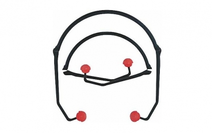 Protector auditivo de arco con diadema plegable