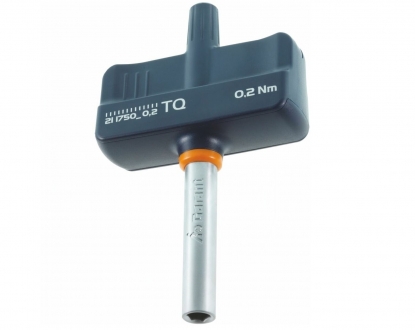 Destornillador dinamométrico ajustado fijo con cómodo mango transversal de dos componentes