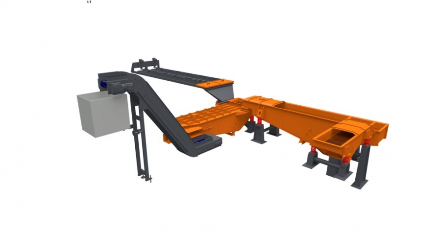 Linde MH confía en la granalladora de ganchos de transporte continuo de Rösler