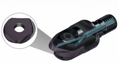 Fresa con canal de refrigeración interno para acabado de copiado