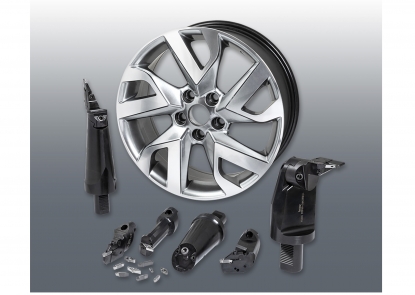 Herramientas con cambio rápido con conexión en cola de milano para el torneado de llantas de aluminio