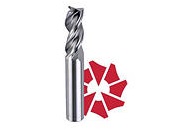 Fresa de metal duro integral de alto rendimiento para aluminio