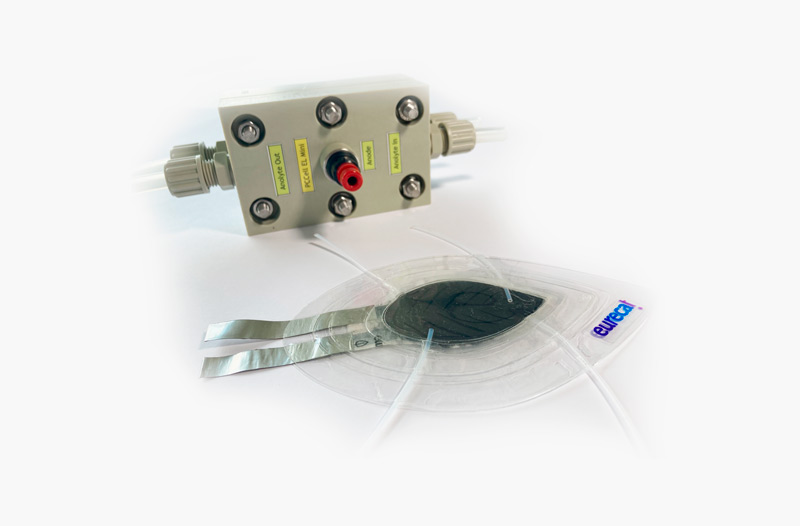 Eurecat presenta en la feria LOPEC el prototipo de un dispositivo impreso para la producción de hidrógeno verde