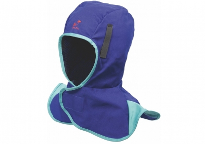 Gorro de soldador XL con cierre por adherencia resistente al fuego