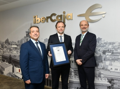 Ibercaja recibe la certificación de Aenor por su sistema de gestión de continuidad de negocio