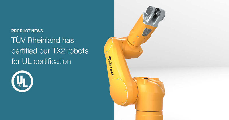 Certificados UL los robots Stäubli con nivel de seguridad SIL3/Ple