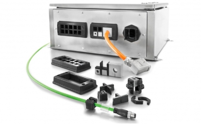 Sistema de paso de cables para armarios de control, cajas y máquinas