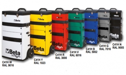 Trolleys portaherramientas con 2 módulos apilables