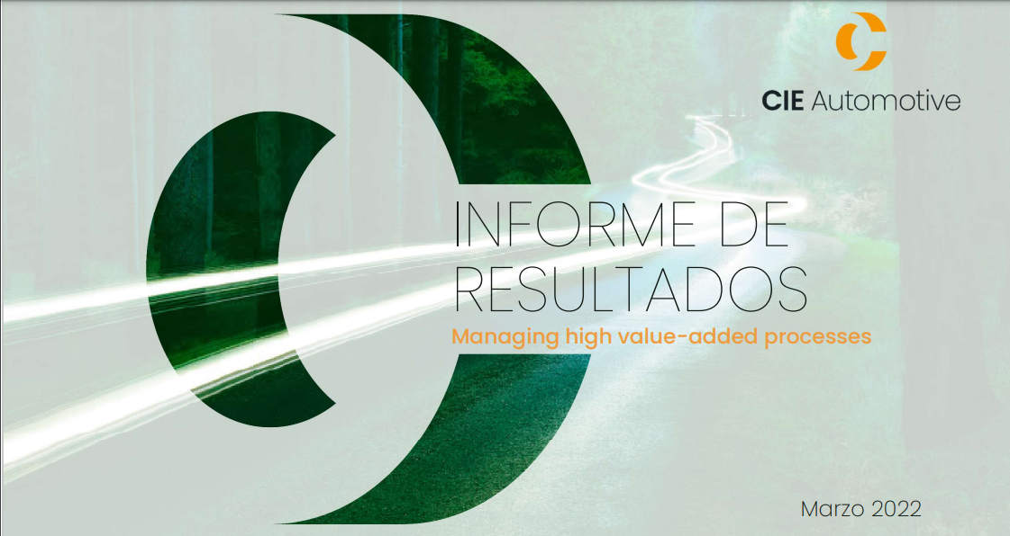 Cie Automotive factura 972 millones de euros en el primer trimestre, un 11% más, y supera los 82 millones de beneficio neto, un 5% superior