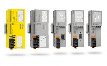 Sistemas de control con módulos de ampliación alineables a la izquierda