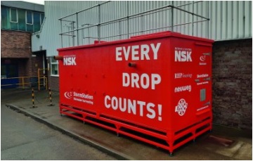 NSK monta un sistema de recogida de agua de lluvia en sus instalaciones de Newark