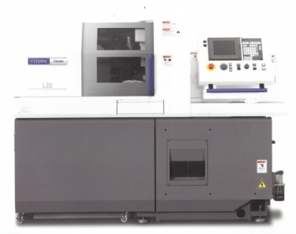 Torno automático CNC con cabezal deslizante para la fabricación de piezas en el sector dental