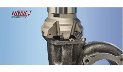Sistema de fresado heptagonal para el planeado con 14 filos útiles de corte “51 XN060 M” de Ayma