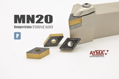 Nuevo rompevirutas de torneado “MN20” de Ayma para el mecanizado de aceros