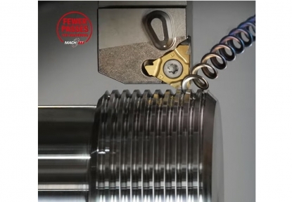 Serie de herramientas para el torneado supersónico de roscas MACH TT de Vargus