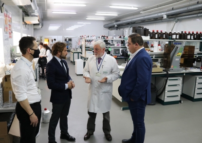 El presidente de Faconauto visitó Andaltec para conocer su actividad de I+D en automoción