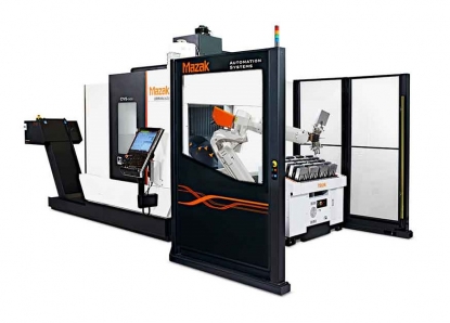 Centro de mecanizado de 5 ejes CV5-500 de Mazak con automatización que ofrece un valor excepcional