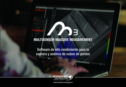 Software de captura y análisis de nubes de puntos M3 de Innovalia Metrology