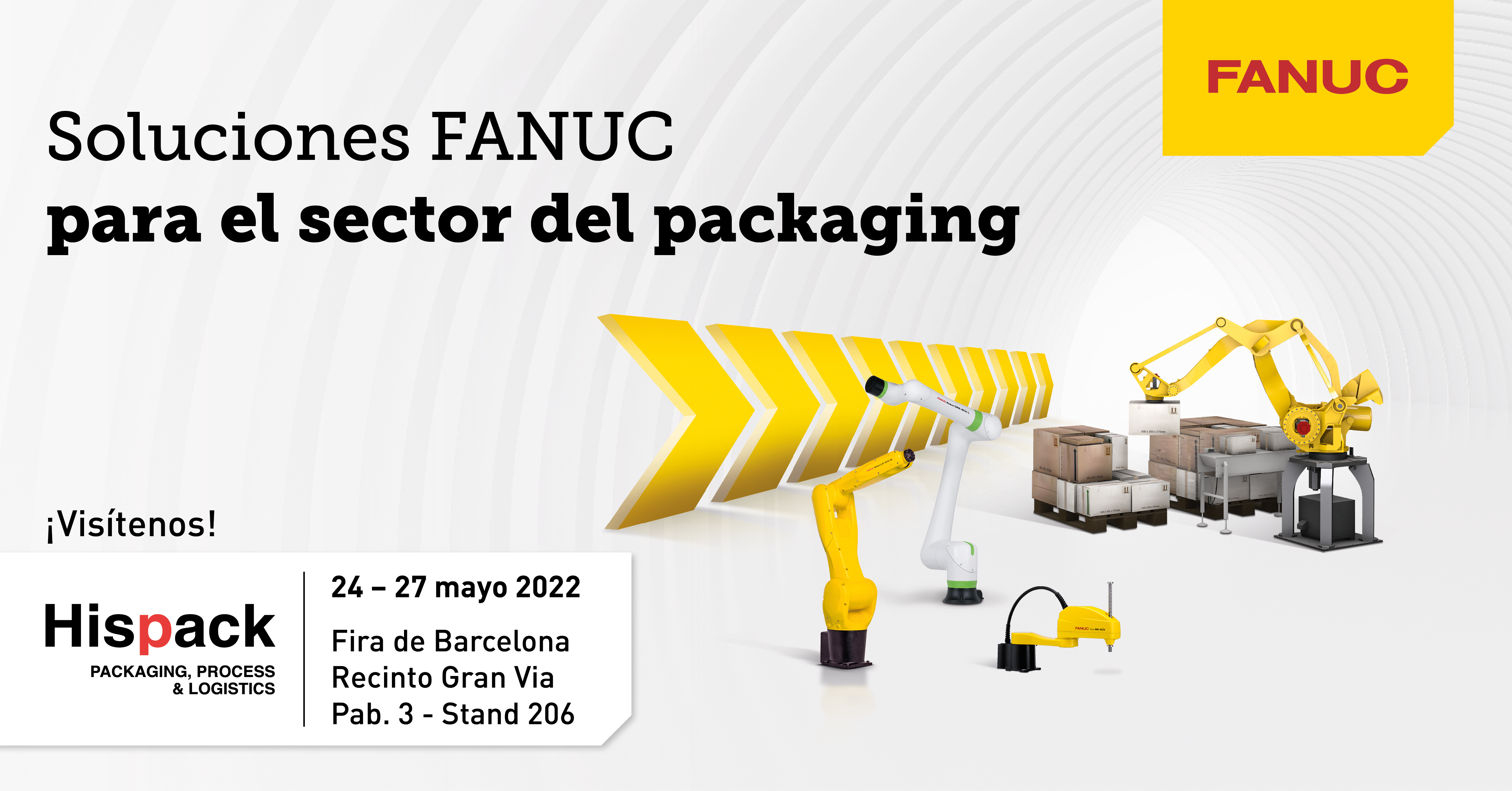  FANUC presenta novedades para el sector del packaging en HISPACK