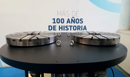 Rotopallet 180º de TDG, sistema de paletizado 180º con 2 platos lisos de 850 mm