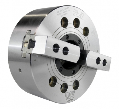 Plato automático de 2 garras de 254 mm con paso de barra de 75 mm