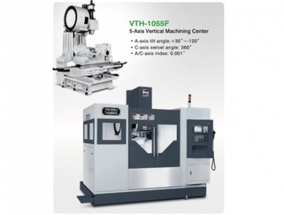 Centro de mecanizado vertical de 5 ejes VTH Series de Twinhorn